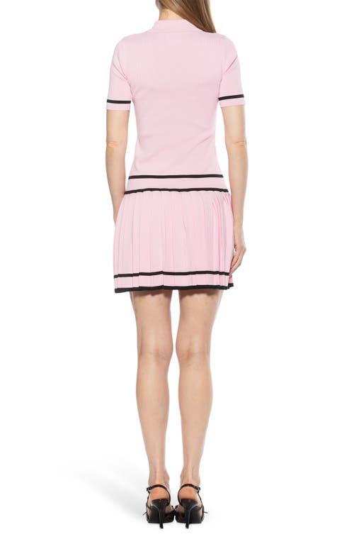 Alexia Admor Lucinda Short Sleeve Dress In Pink