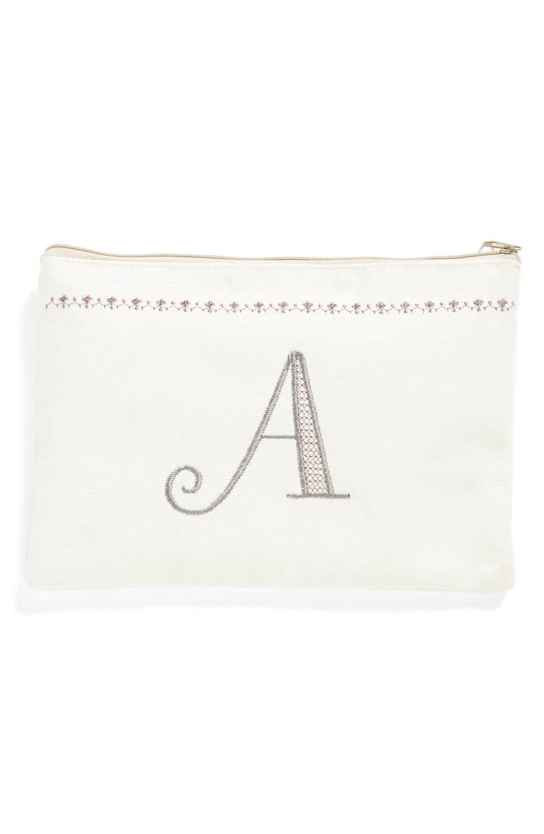 Levtex Letter Accessory Bag, Main, color,