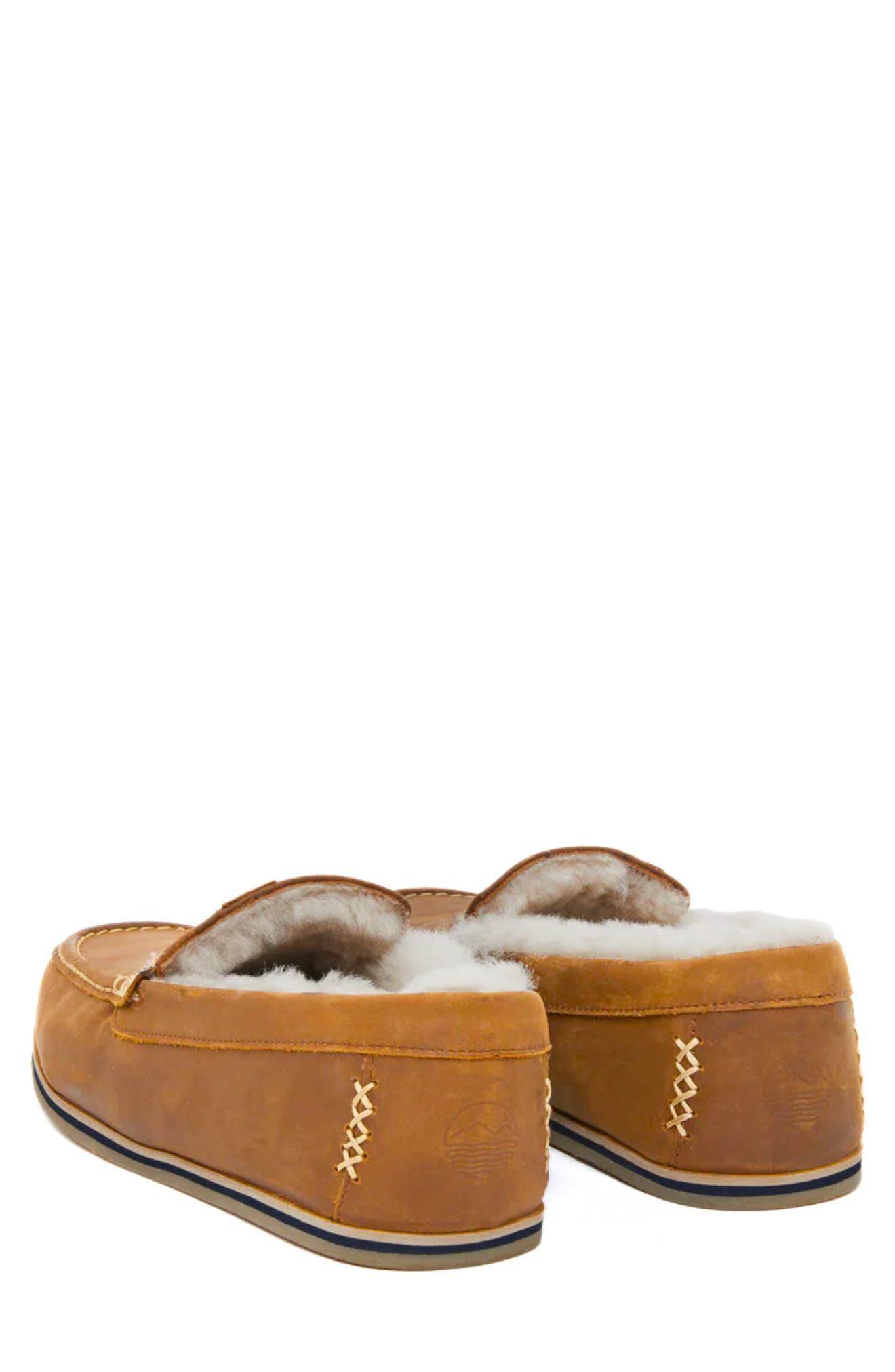 hari mari Hacienda LX Genuine Shearling Lined Slipper, Alternate, color, Chestnut