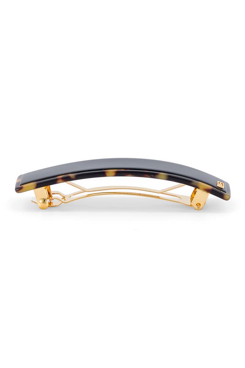 Notre Dame Acetate Barette, Alternate, color, Black Tortoiseshell