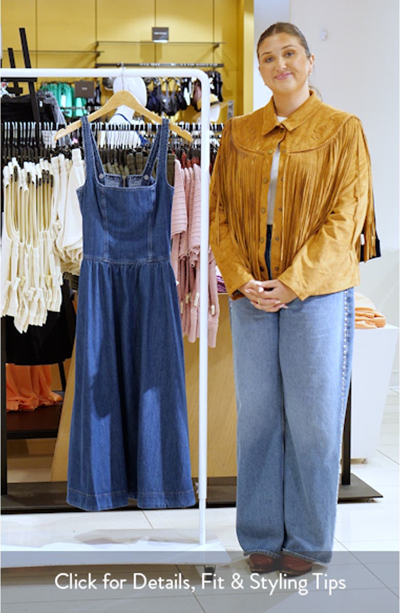 Janu Denim Midi Dress, sales video thumbnail