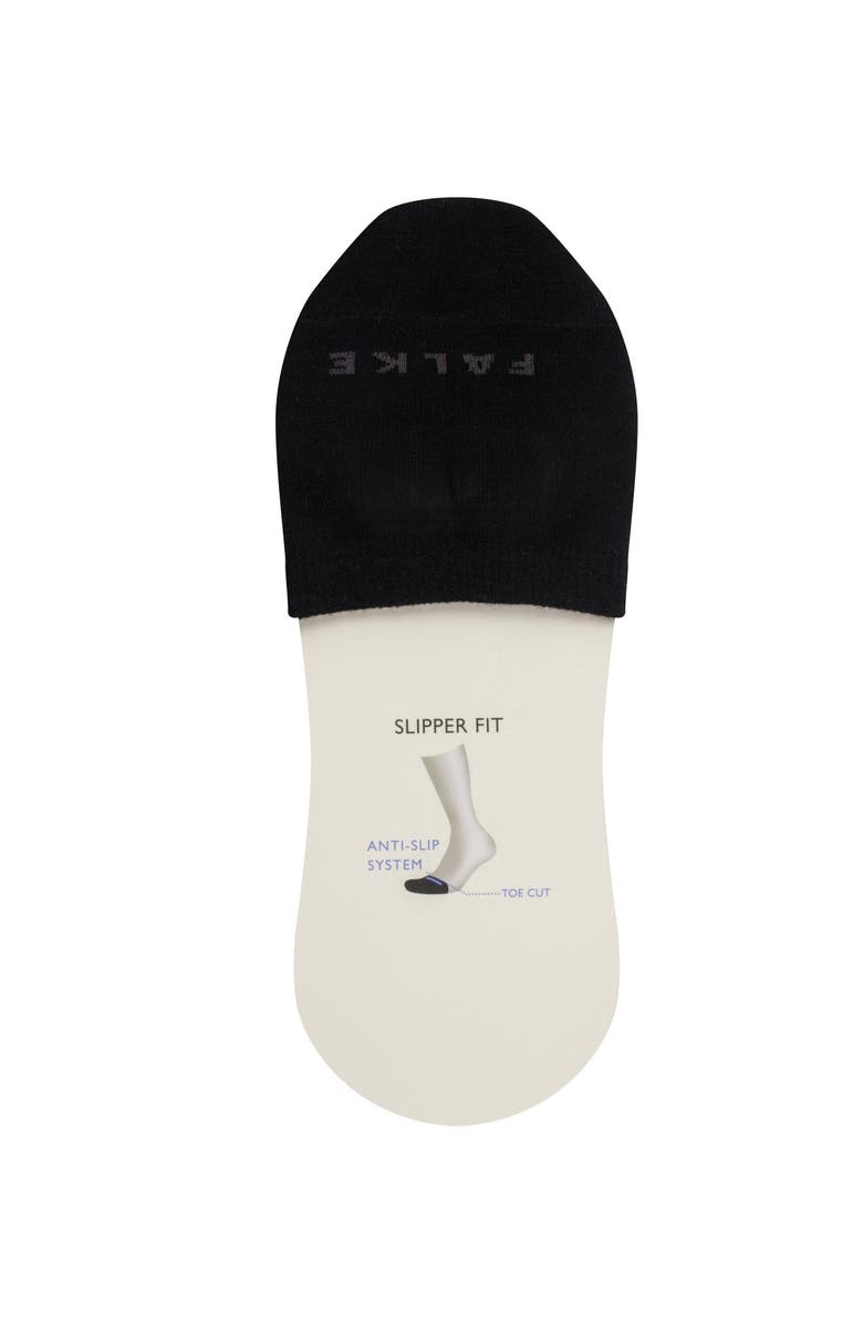 Falke Toe Sock No Show Socks, Alternate, color, Black