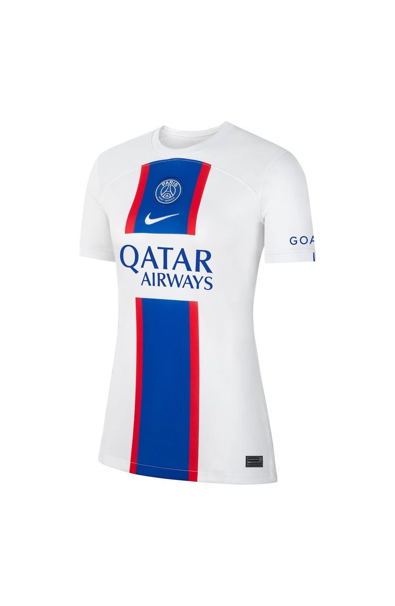 Nike Women's Nike Neymar Jr. White Paris Saint-Germain 2022/23 Third Breathe Stadium Replica Player Jersey, Alternate, color,