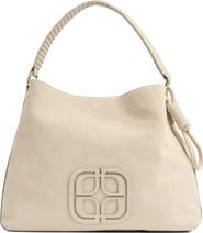 LK Bennett Lou Lou Wrap Handle Leather Shoulder Bag