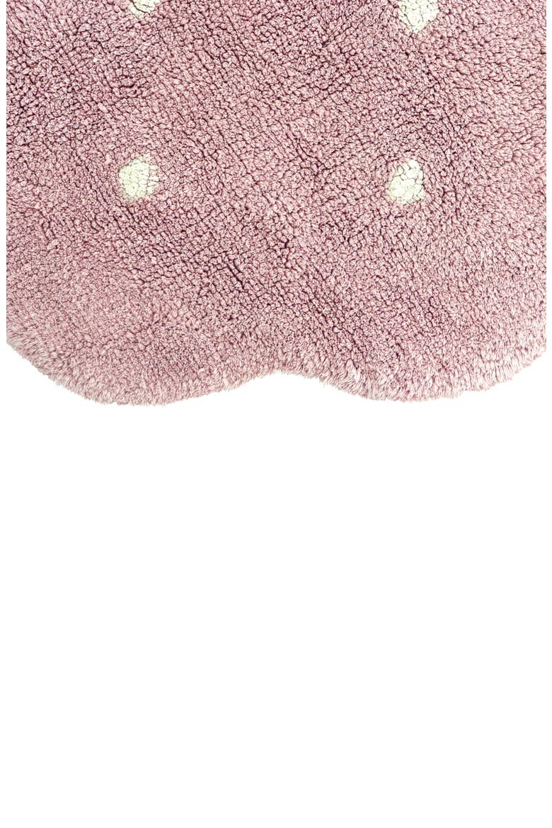 Mini Biscuit Pear Washable Cotton Blend Rug, Alternate, color, VINTAGE NUDE NATURAL