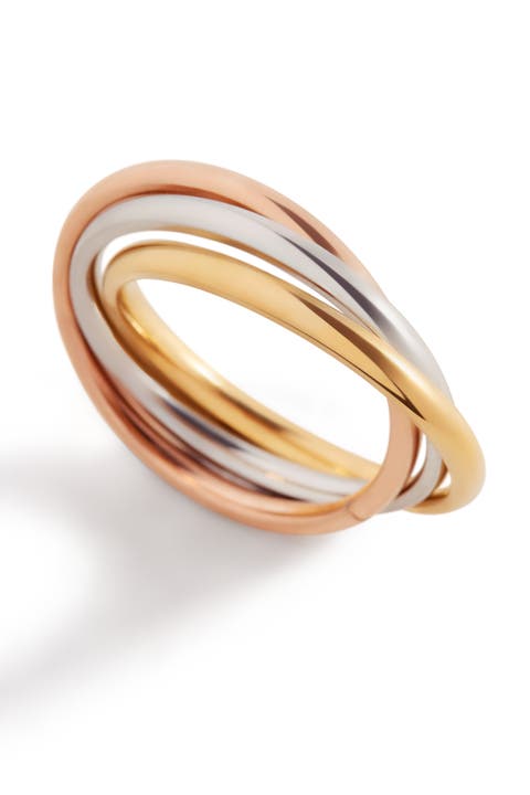 Dainty Interlocking Fidget Ring