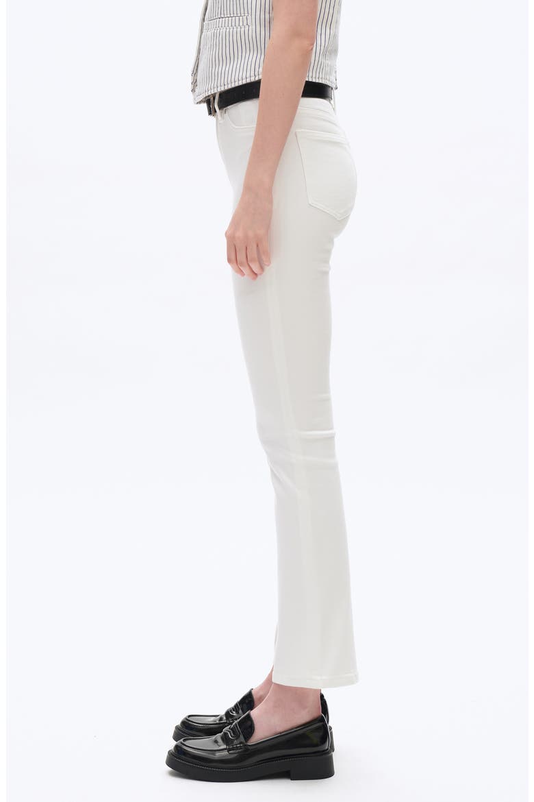 High Waist Bootcut Jeans, Alternate, color, WHITE