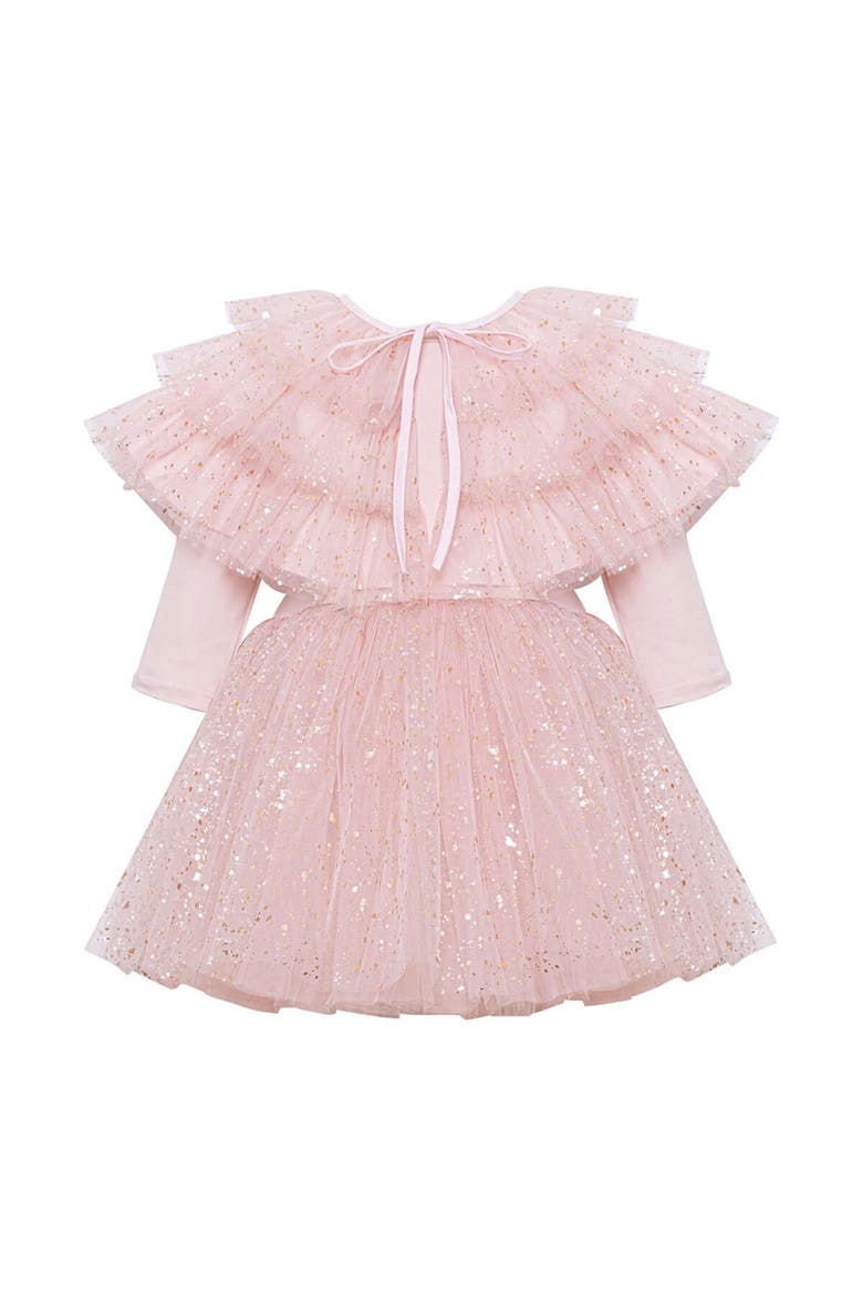 Sparkle Tulle Dress Set, Alternate, color, Pink Sparkle