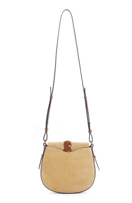 Isabel Marant Small Altay Suede Shoulder Bag In Beige