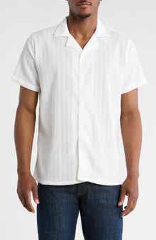 T.R. PREMIUM Modern Fit Textured Camp Shirt