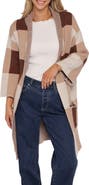 Petal & Pup Ecoya Check Longline Cardigan