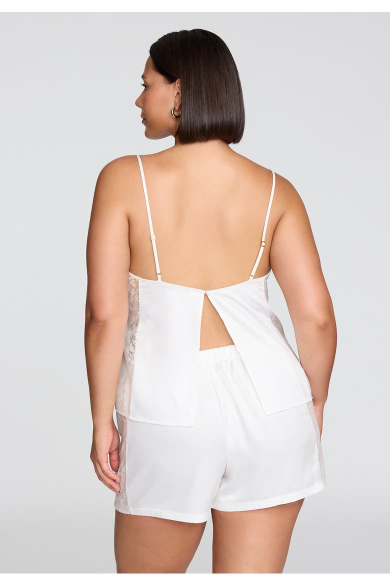 The Lace Panel Tank, Alternate, color, SALT