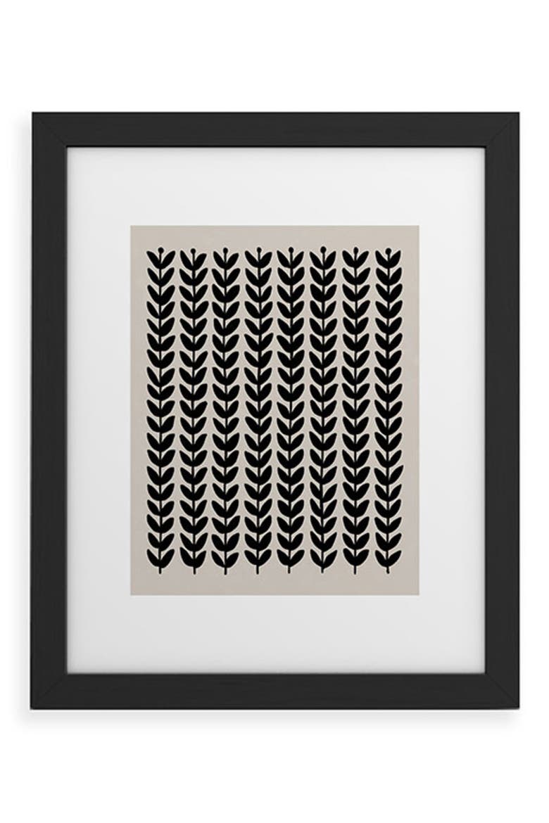 Herbs Framed Art Print, Main, color, BLACK FRAME 11X14