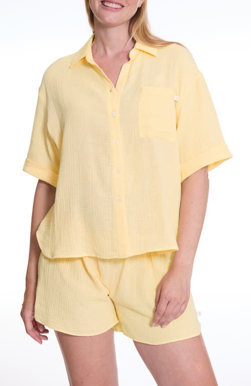 Cache Coeur Ice Cream Organic Cotton Gauze Maternity Short Pajamas