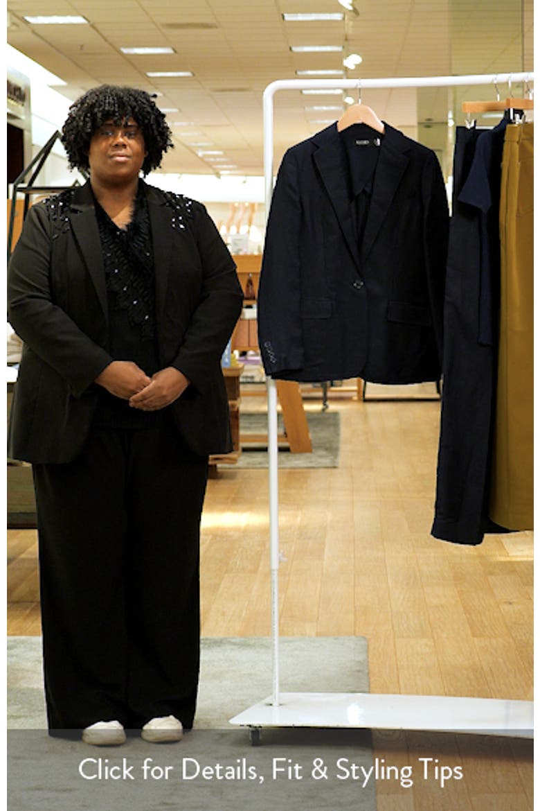Linen Blend Blazer video