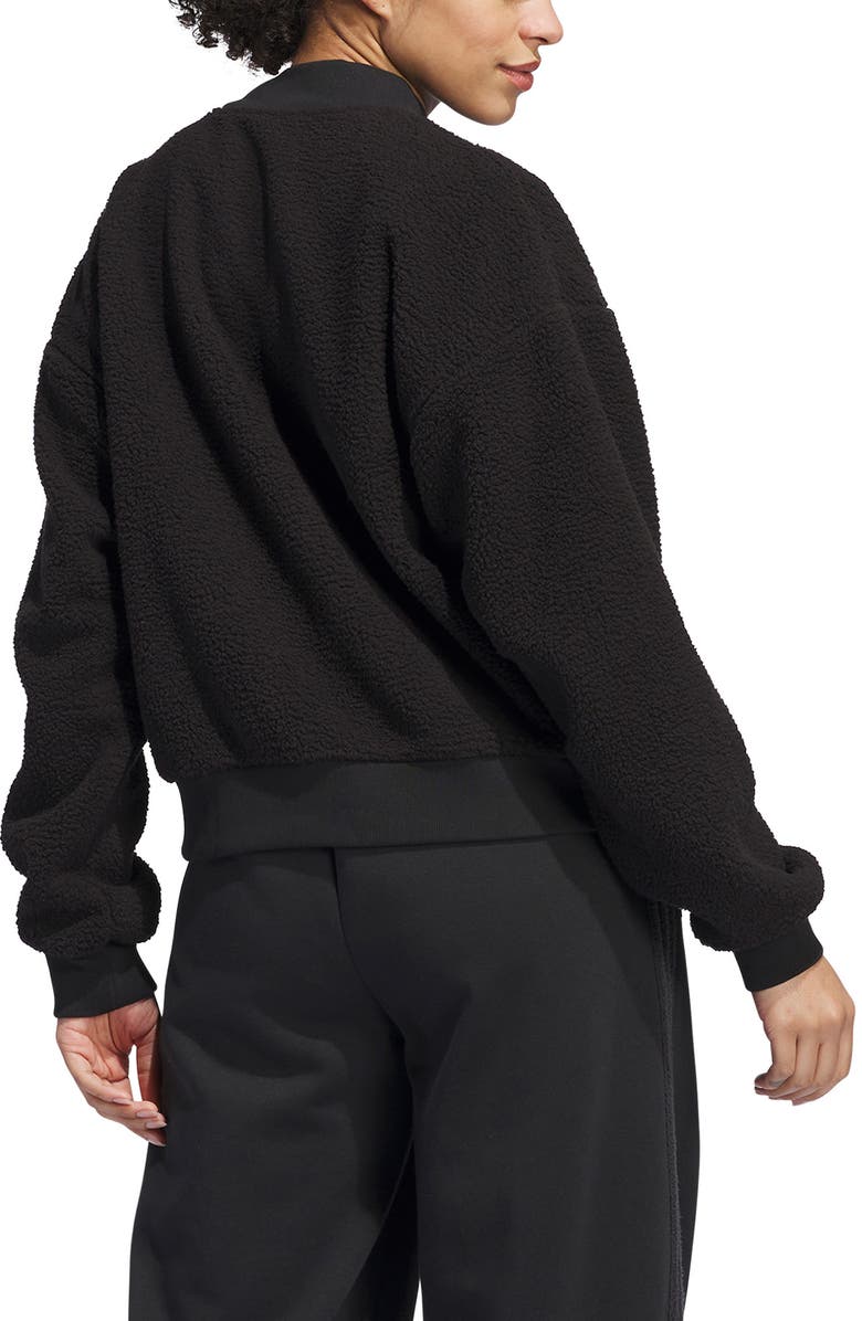 adidas Coze High Pile Fleece Sweatshirt, Alternate, color,