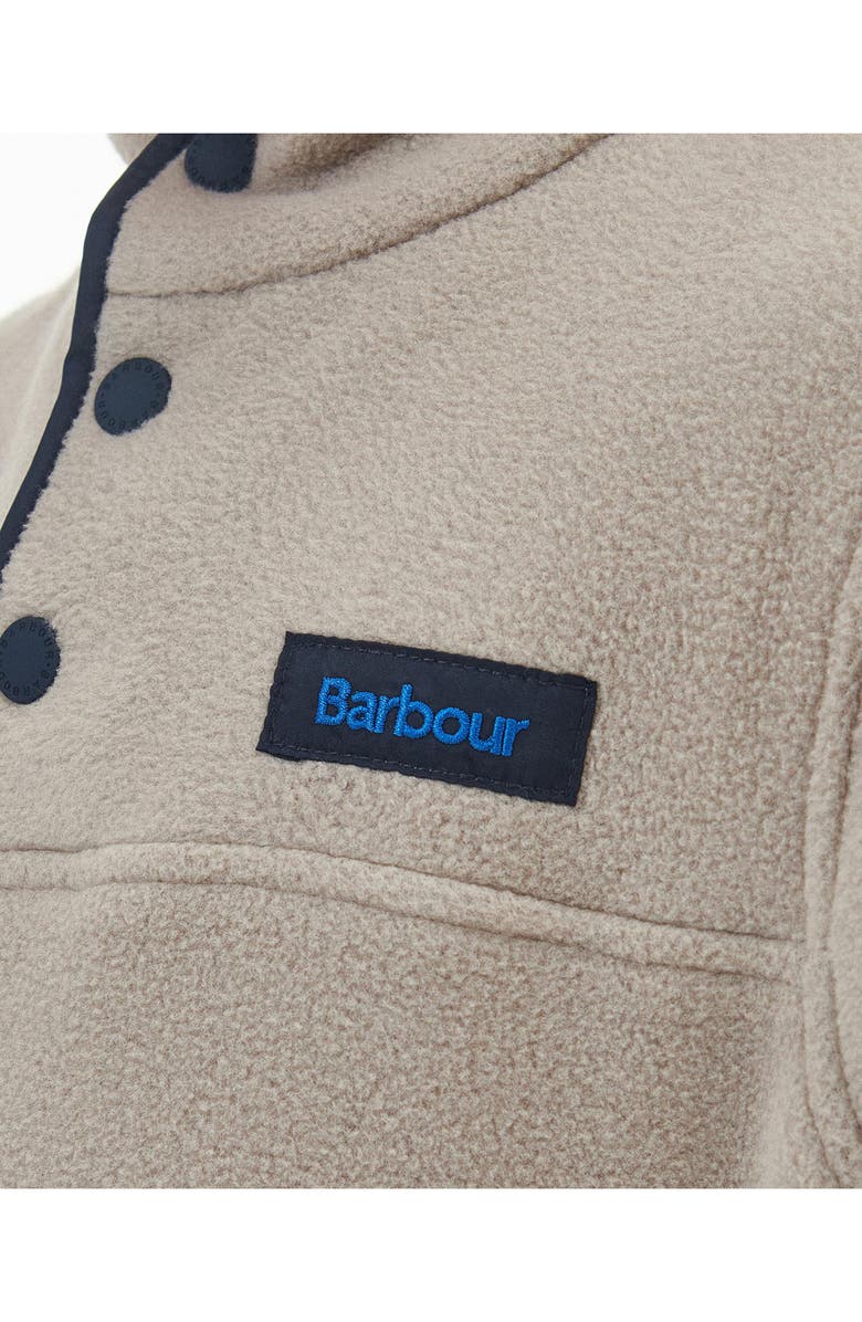 Barbour Kids' Snap Placket Fleece Pullover, Alternate, color, 
