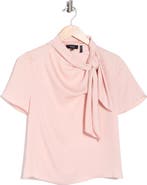 Theory Twist Scarf Silk Top