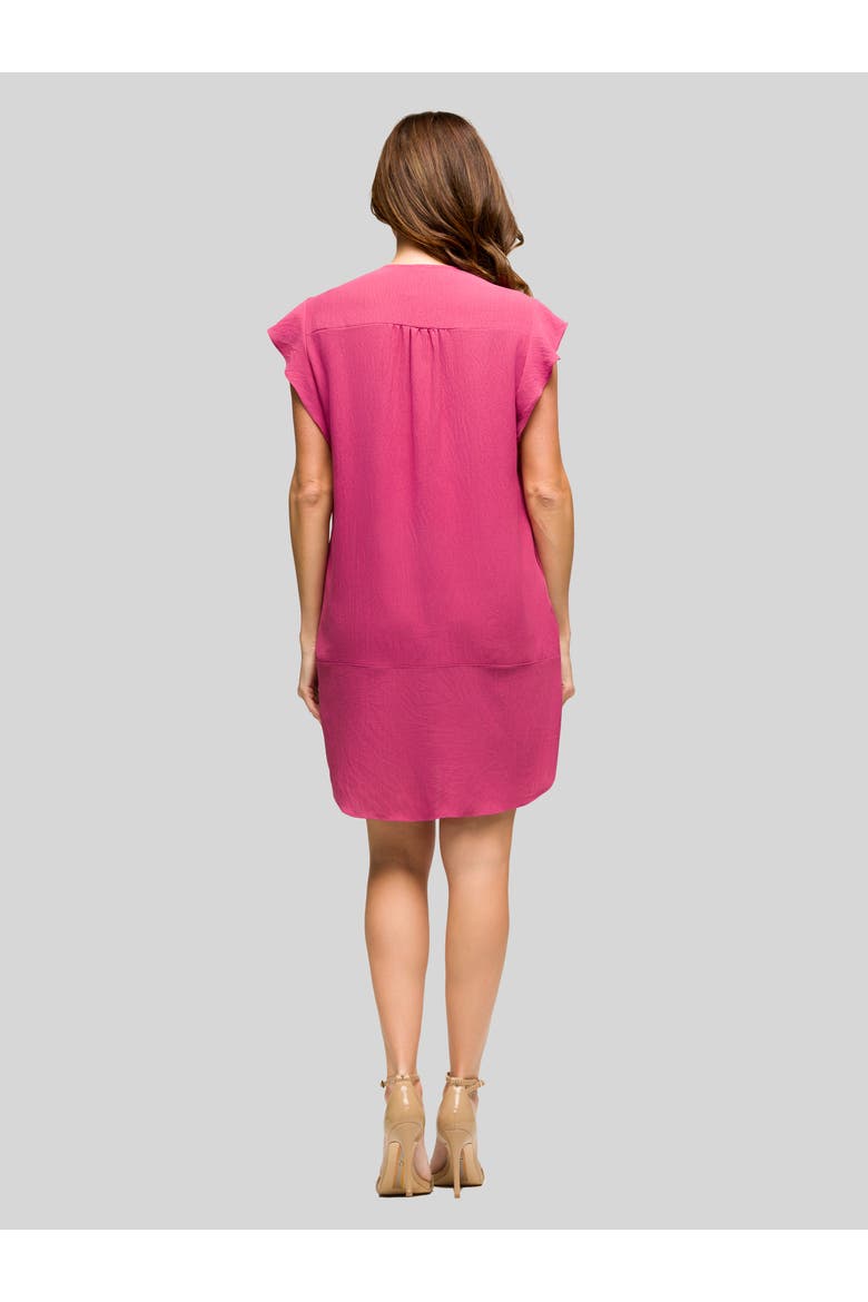 V-Neck Sleeveless Maxi Dress with Belt, Alternate, color, Rose
