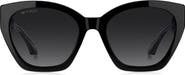 Etro 55mm Rectangular Cat Eye Sunglasses