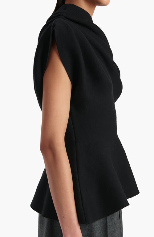 Khaite Aimee One-shoulder Top In Black
