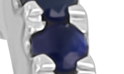 Bony Levy El Mar Sapphire Huggie Hoop Earrings In Multi