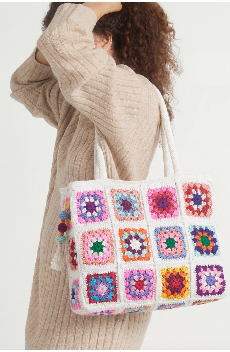 Solomon & Sage Classic Regular Work Crochet Bag, Alternate, color, Multi Color