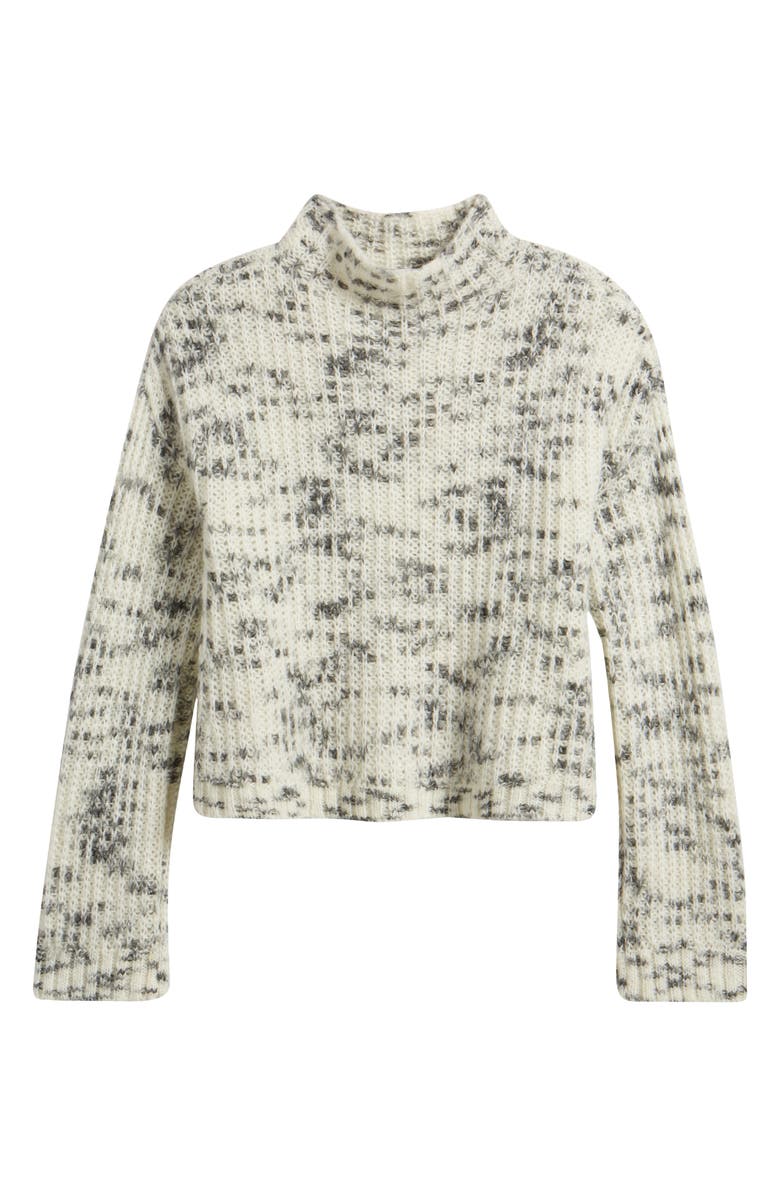 Bella Dahl Crop Funnel Neck Sweater, Alternate, color, 