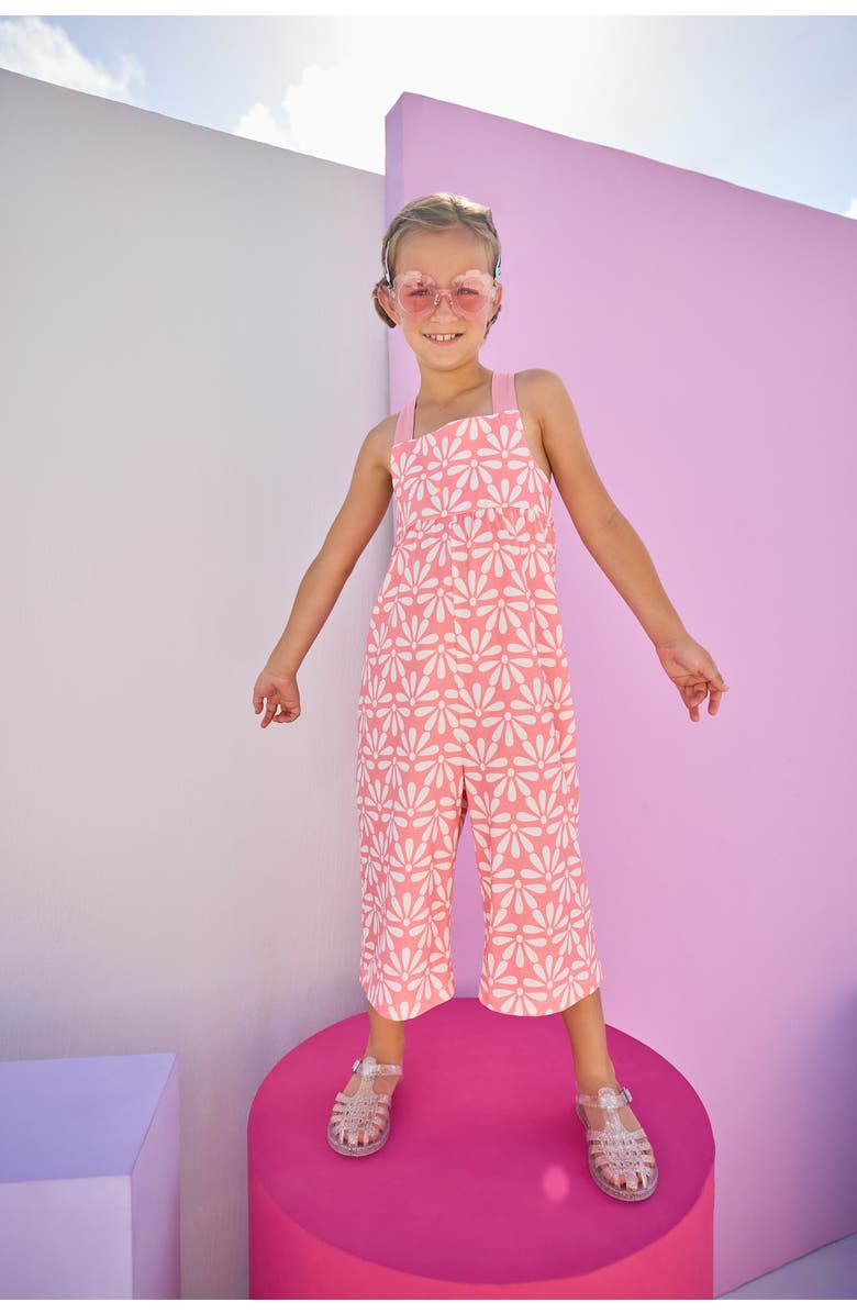 BISBY Kids' Knit Jennifer Jumpsuit, Alternate, color, Fan Floral