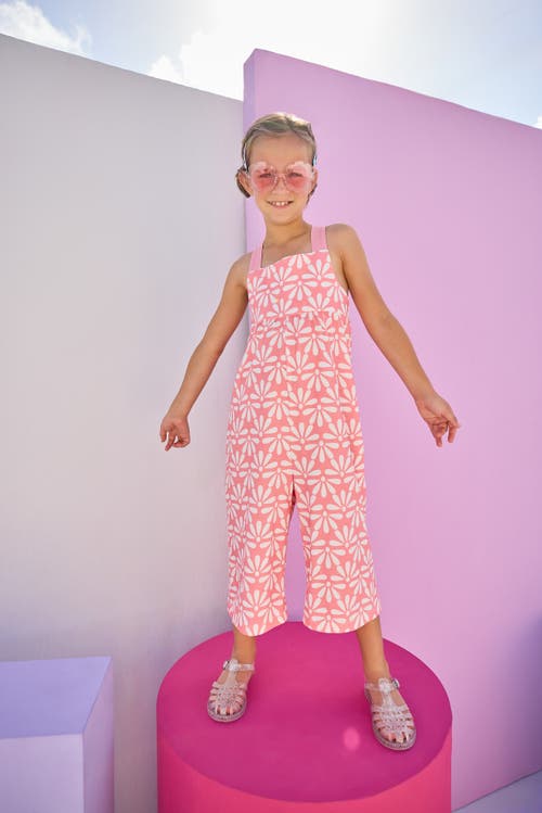 Bisby Kids' Knit Jennifer Jumpsuit In Fan Floral