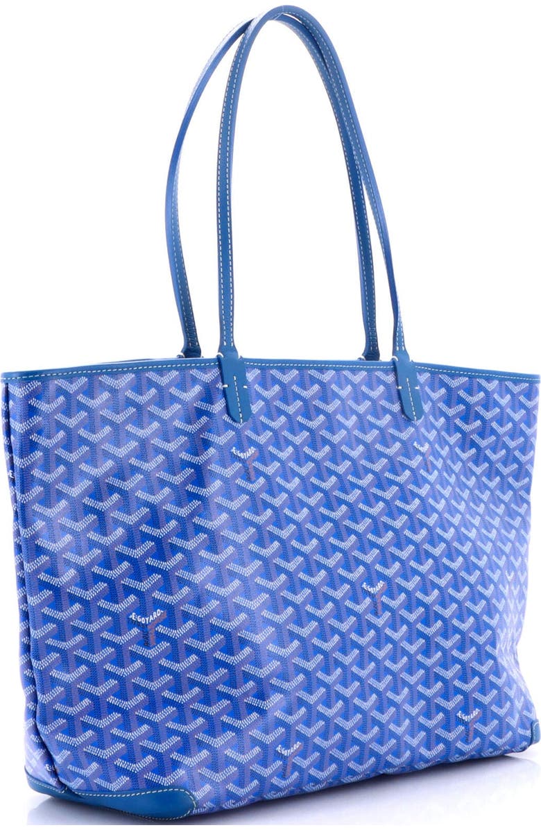Pre-Owned Goyard Artois Tote Coated Canvas MM, Alternate, color, Blue