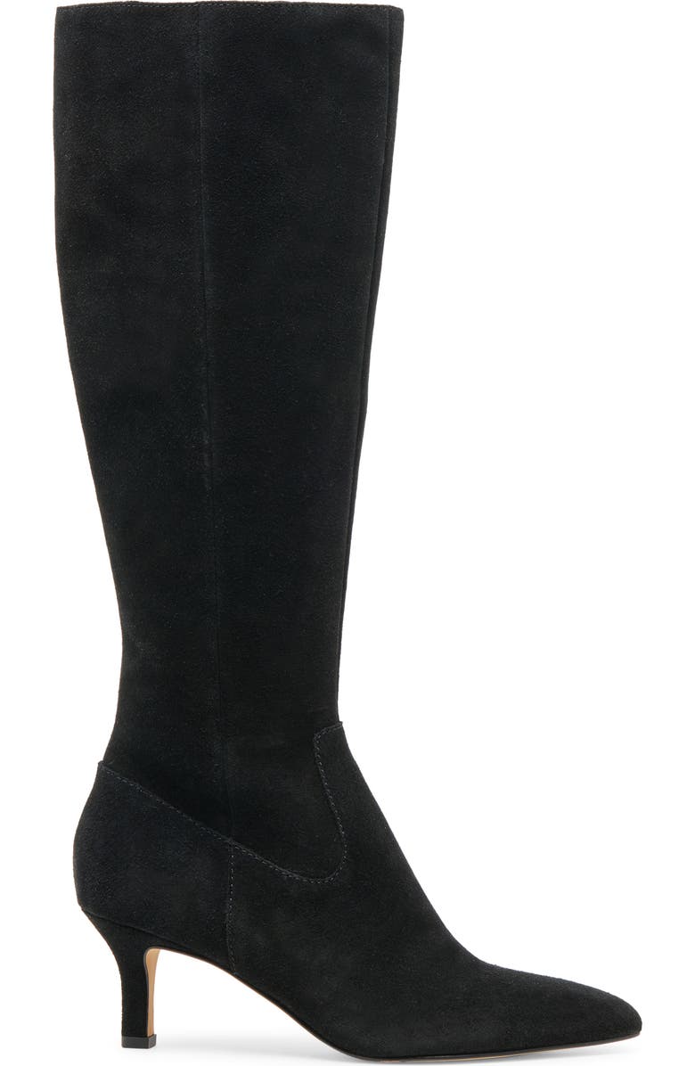 Dolce Vita Attie H2O Water Resistant Knee High Boot, Alternate, color, Onyx Suede H2o