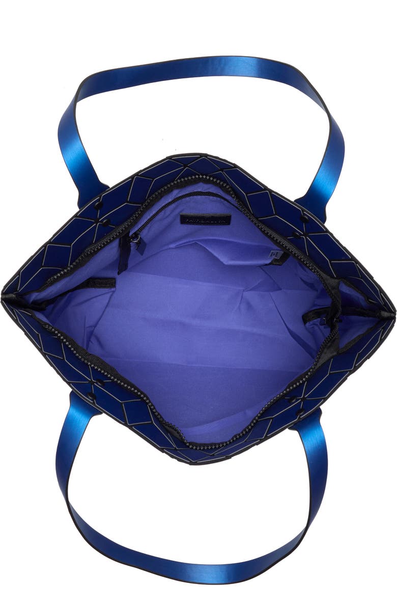 PATRIZIA LUCA Two Tone Geo Tote Bag, Alternate, color, Blue/ White Floral