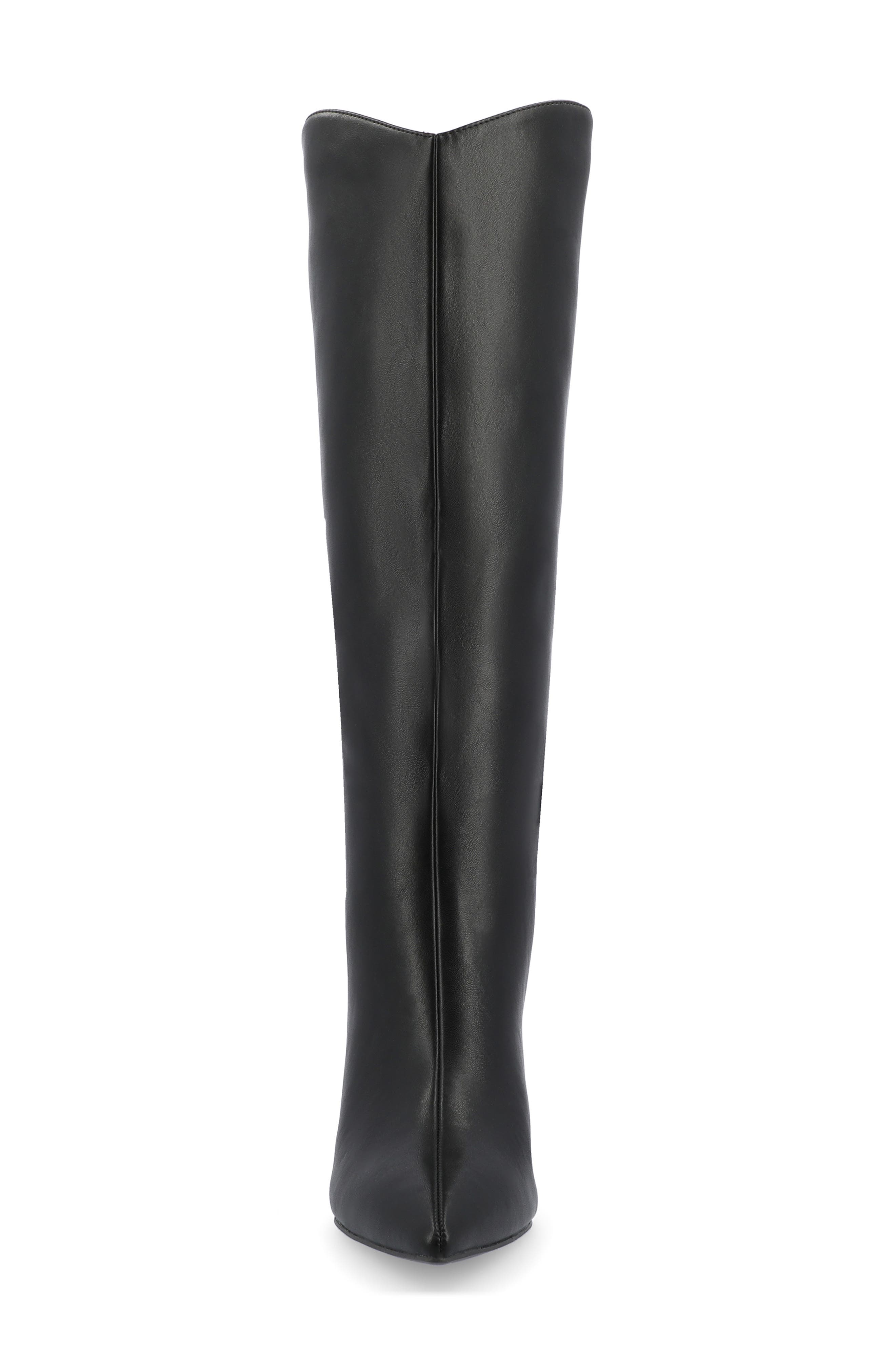 Journee Collection Rehela Pointed Toe Boot, Alternate, color, Black
