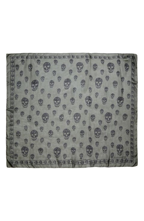 Alexander McQueen Skull Silk Scarf
