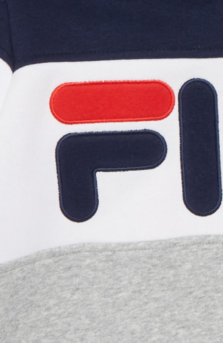 FILA Colorblock Logo Hoodie, Alternate, color,
