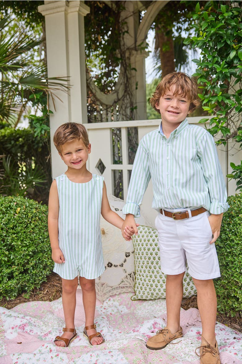 Kids' Button Down Shirt Blend, Alternate, color, Meriwether Stripe