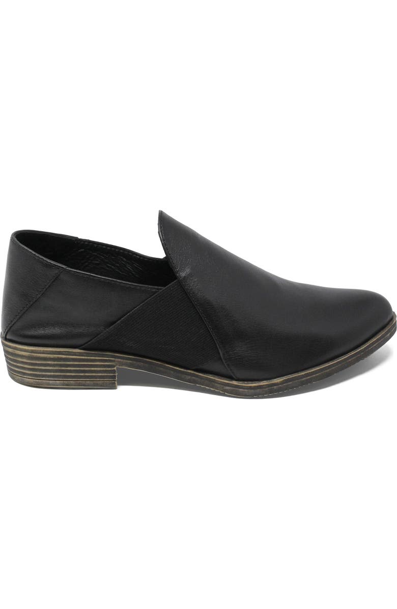 DJANGO AND JULIETTE Kefect Slip On Shoe, Alternate, color, Black-Black Leather-Elastic