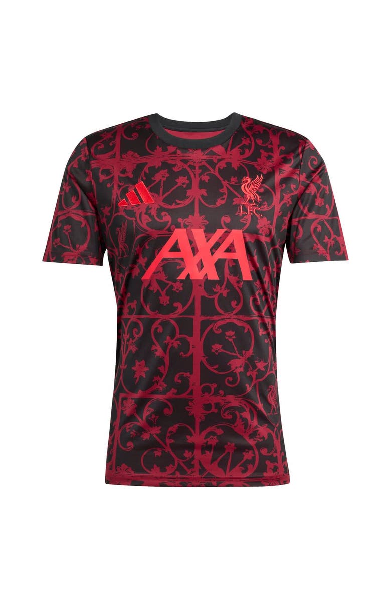 adidas Men's adidas Black Liverpool 2025/26 AEROREADY Pre-Match Top, Alternate, color, Black