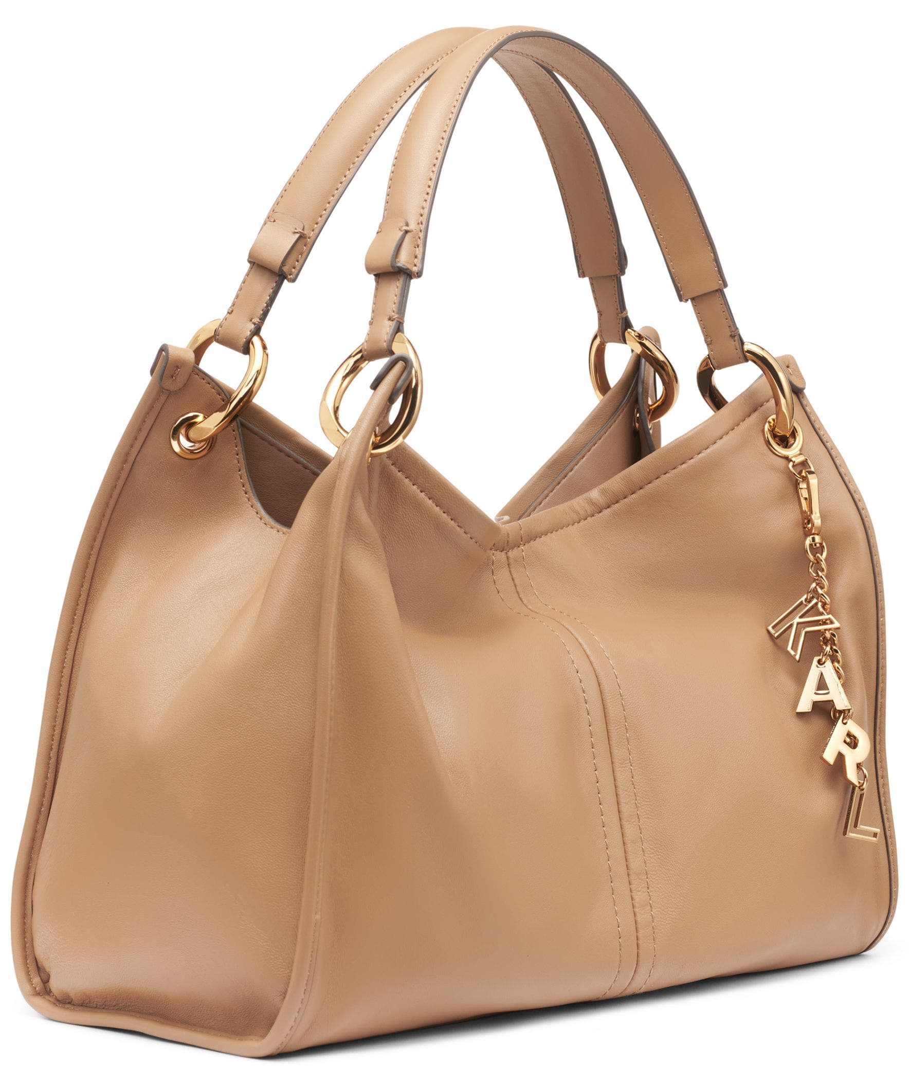 KARL LAGERFELD PARIS Luciene Med Tote, Alternate, color, Vicuna
