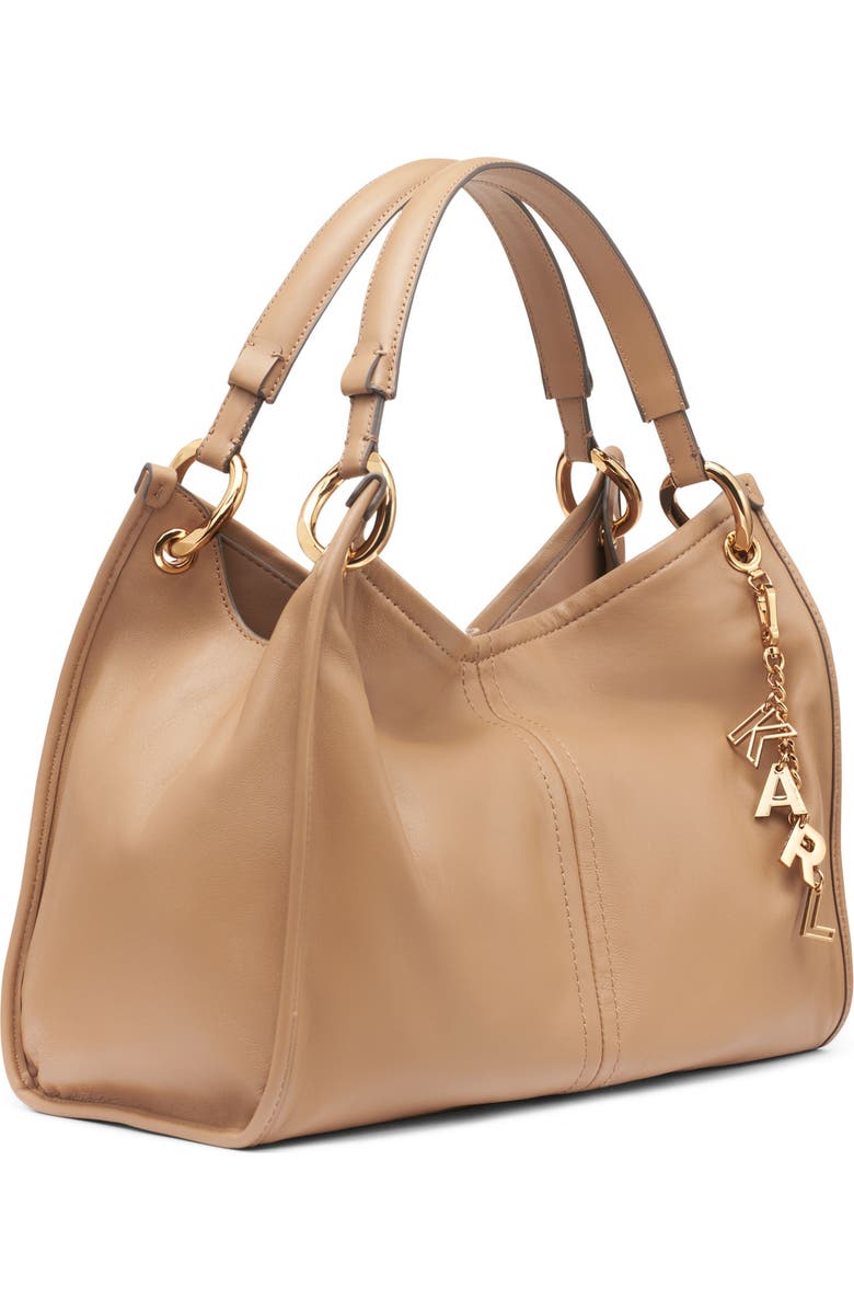 KARL LAGERFELD PARIS Luciene Med Tote, Alternate, color, Vicuna