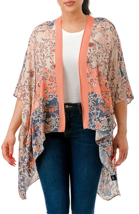Ombre Floral Kimono