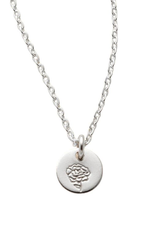 January Birth Flower Necklace
