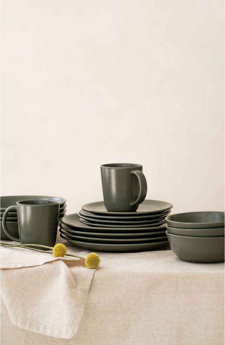 Hamkke The Mug - Set of 4, Alternate, color, Moss