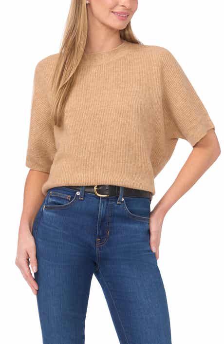 Halogen® Short Sleeve Sweater