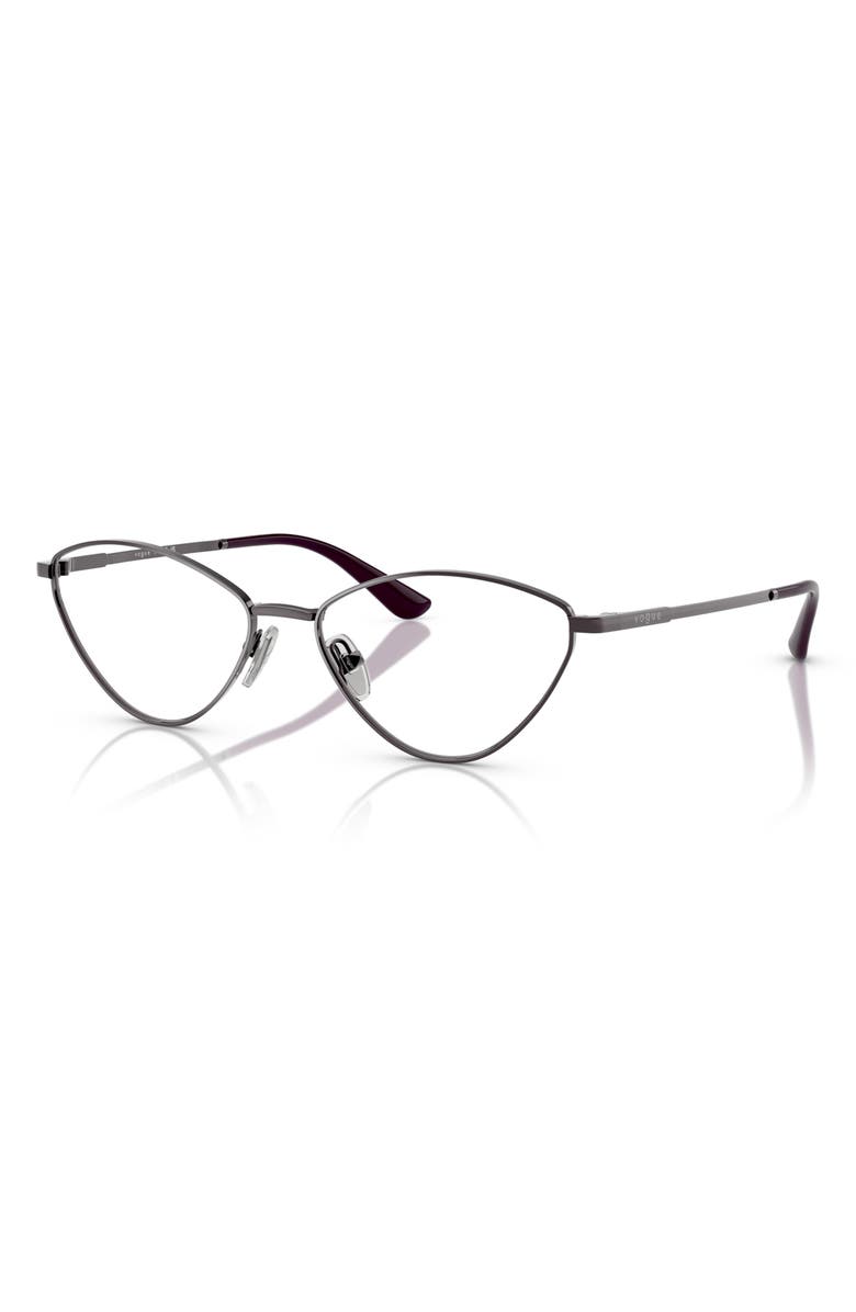 VOGUE 53mm Irregular Optical Glasses, Alternate, color, Violet
