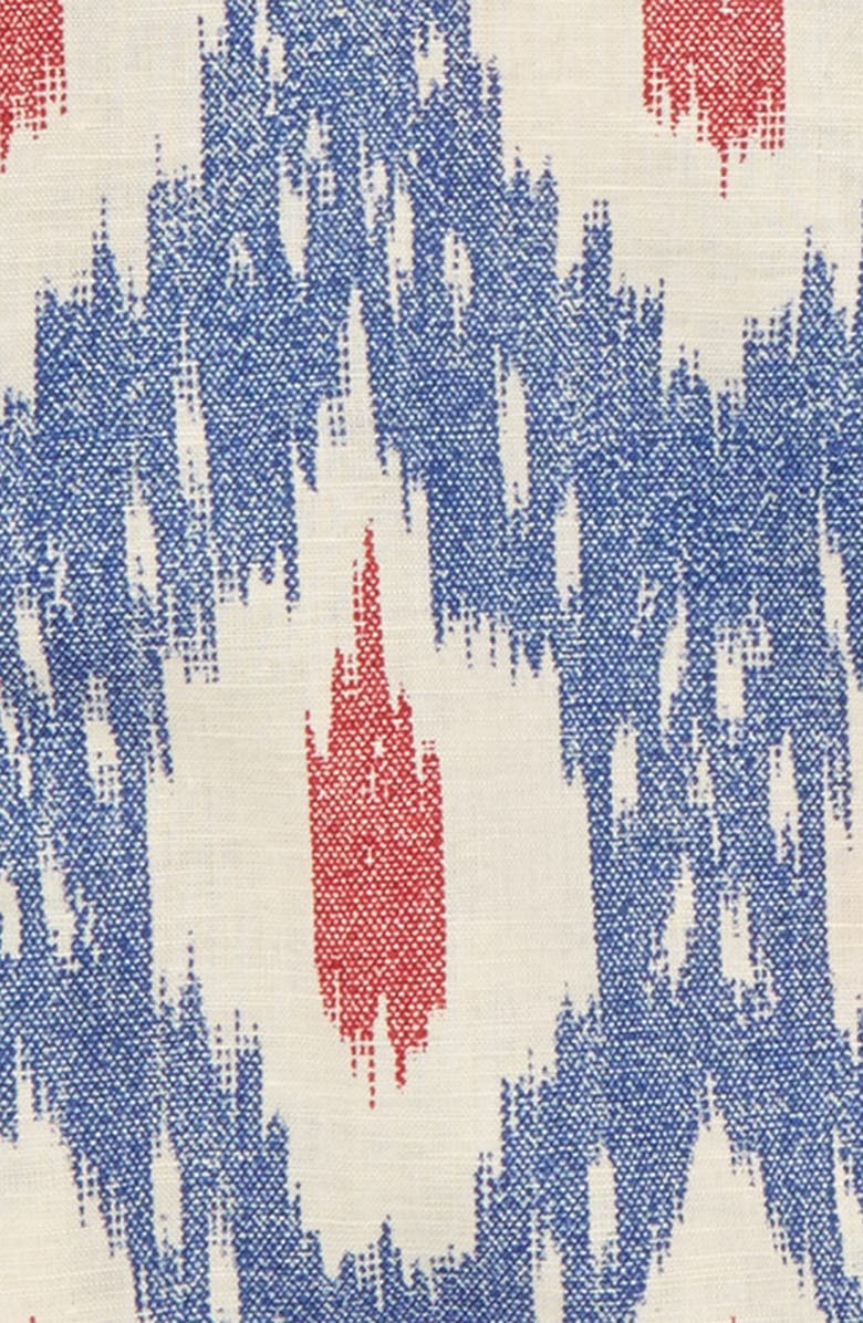 crewcuts by J.Crew Ikat Print Popover Shirt, Alternate, color, 