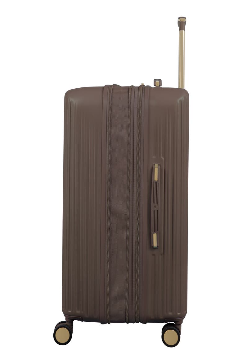 Luxuriant 27-Inch Hardside Checked Expandable Spinner, Alternate, color, FALCON HAZE