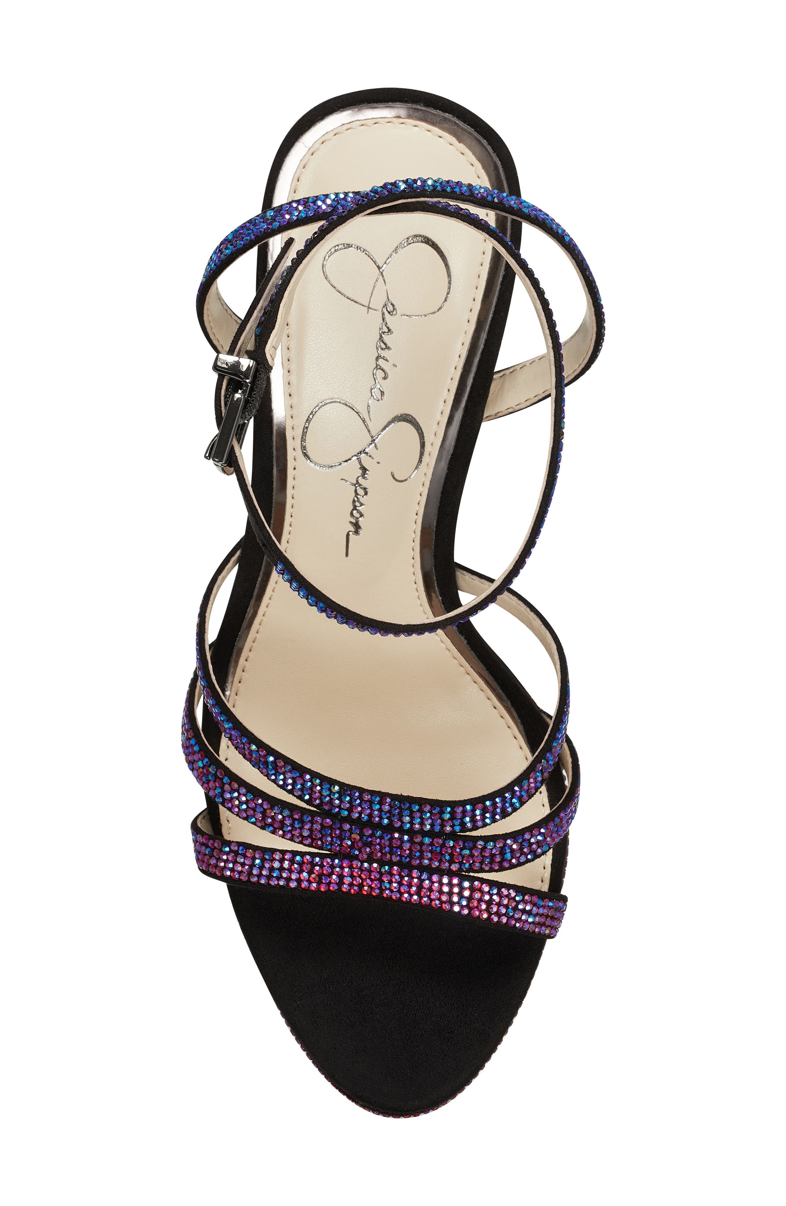 Balina Platform Sandal, Alternate, color, BLACK/AMETHY