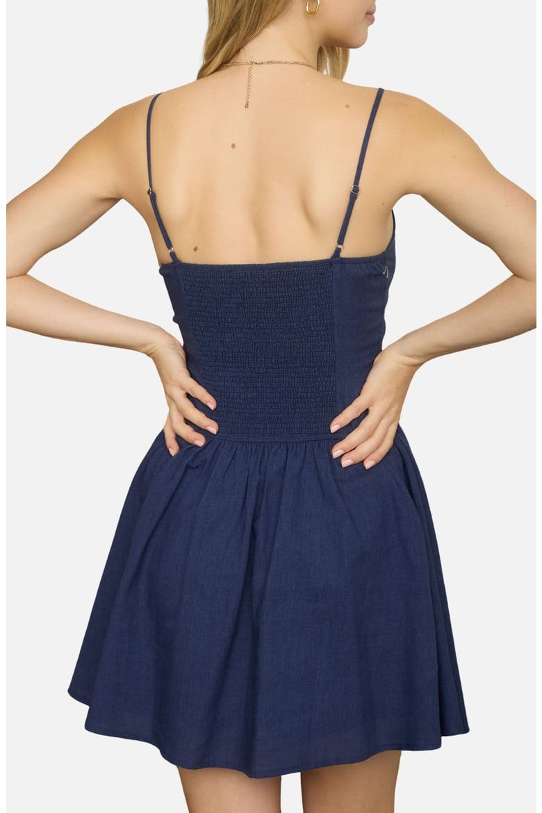 Fit & Flare Minidress, Alternate, color, NAVY